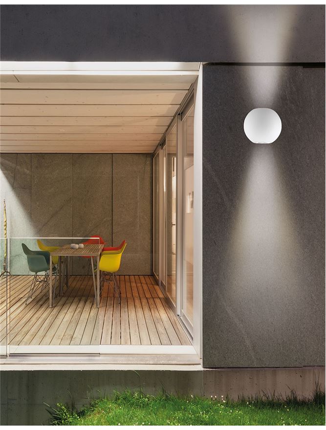 ΑΠΛΙΚΑ LED  ALUMINIUM  WHITE D 110 CM  W 85 CM