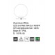 ΑΠΛΙΚΑ LED  ALUMINIUM  WHITE D 110 CM  W 85 CM