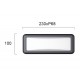 ΑΠΛΙΚΑ LED ΑΝΘΡΑΚΙ Η 100 ΜΜ