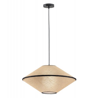 NATURAL WOVEN WICKER PENDANT D:450mm