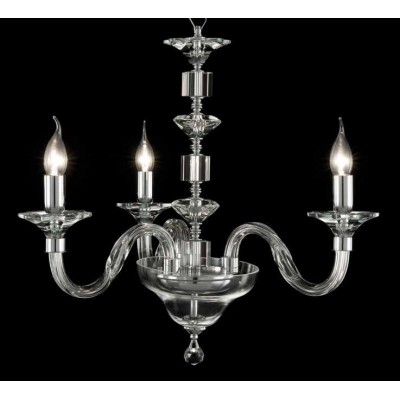 ΚΡΕΜΑΣΤΟ 3/ΦΩΤΟ ΠΟΛΥΕΛΑΙΟΣ HANDMADE CLEAR GLASS AND CRYSTAL ELEMENTS D 60 CM