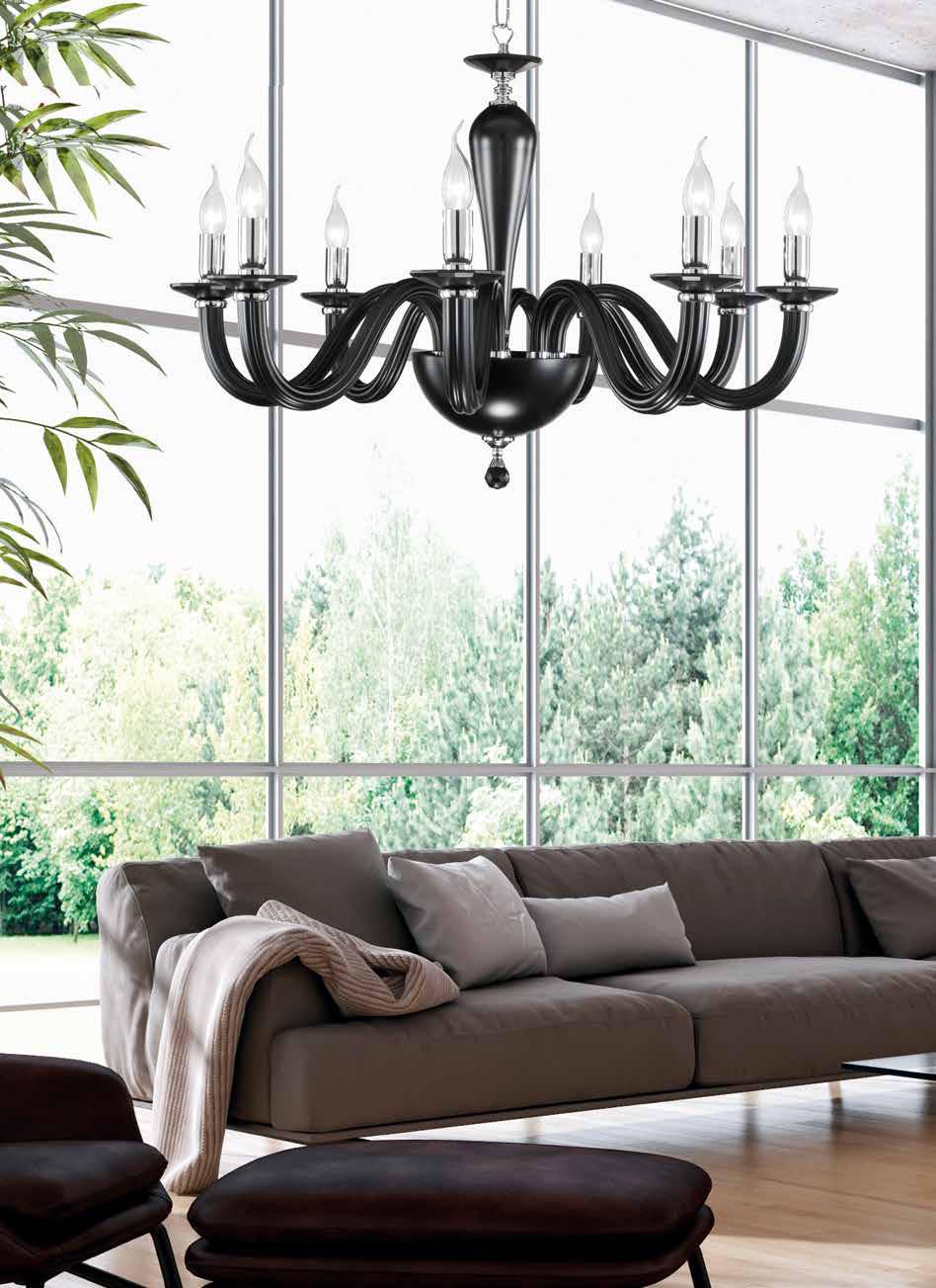 ΚΡΕΜΑΣΤΟ 8/ΦΩΤΟ ΠΟΛΥΕΛΑΙΟΣ BLACK GLASS D 82 CM