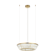 ΚΡΕΜΑΣΤΟ ΦΩΤΙΣΤΙΚΟ LED ANTIQUE BRASS&CRYSTAL D:60cm 