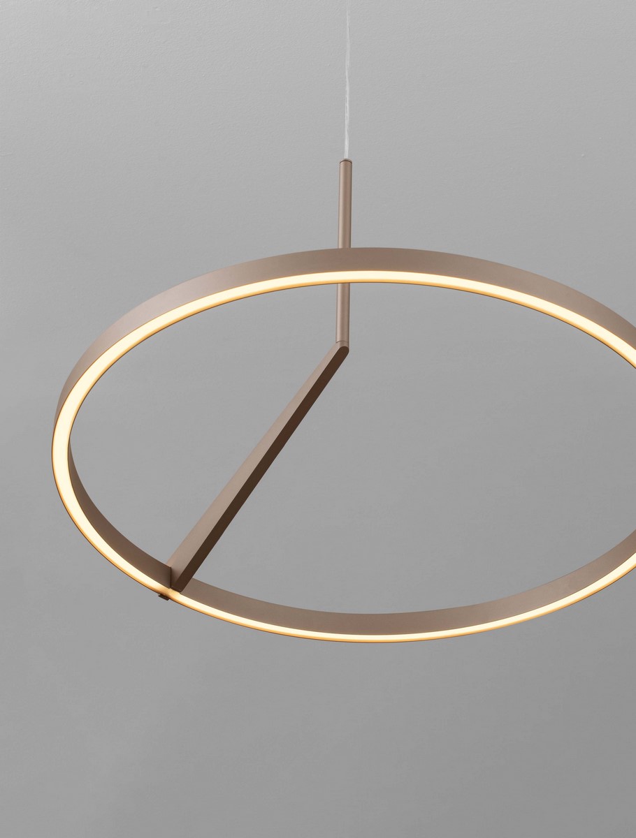 ΚΡΕΜΑΣΤΟ ΦΩΤΙΣΤΙΚΟ LED Moca Coffee Aluminium