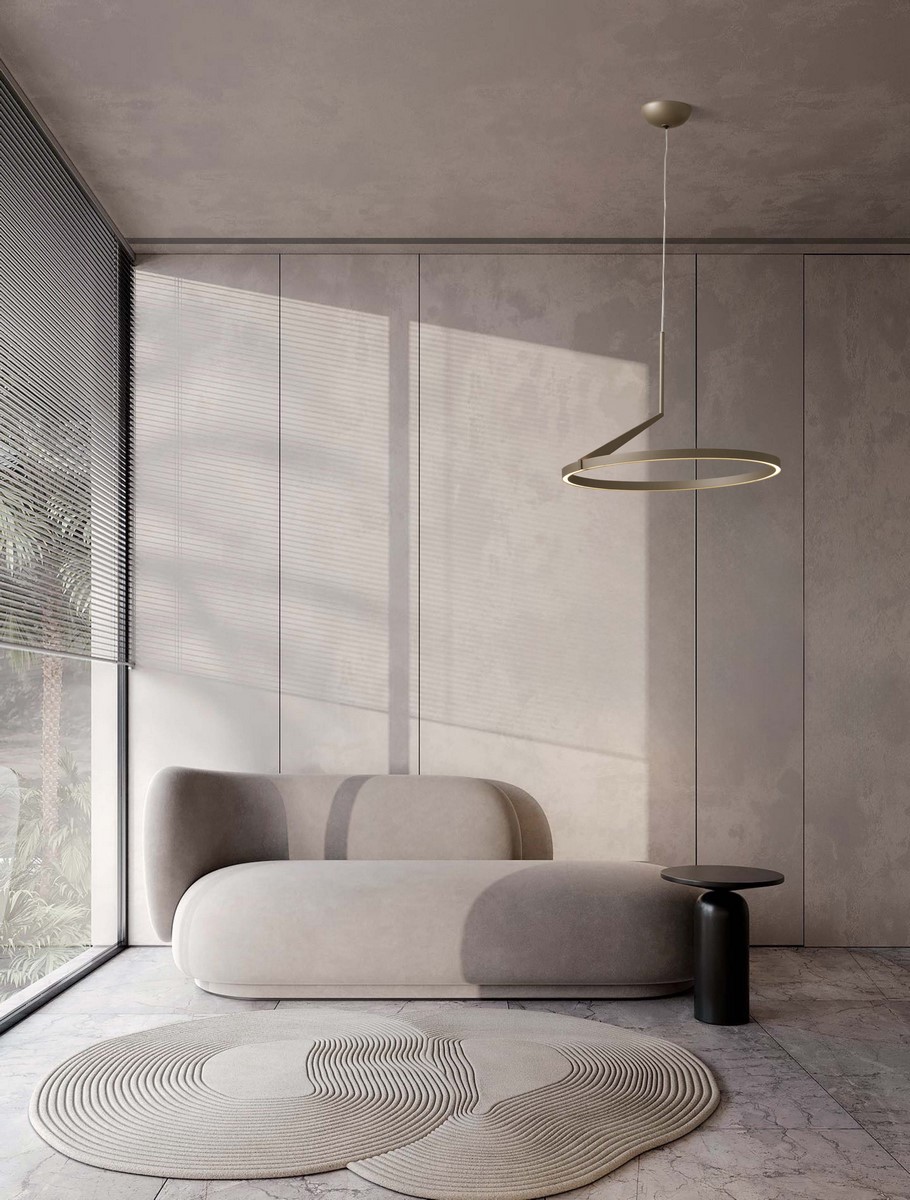 ΚΡΕΜΑΣΤΟ ΦΩΤΙΣΤΙΚΟ LED Moca Coffee Aluminium
