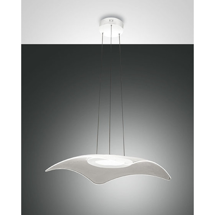 ΚΡΕΜΑΣΤΟ ΦΩΤΙΣΤΙΚΟ LED ΛΕΥΚΟ ΑΚΡΥΛΙΚΟ D:50cm 32W
