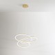 ΚΡΕΜΑΣΤΟ ΦΩΤΙΣΤΙΚΟ LED D:80cm BRUSHED GOLD 96W