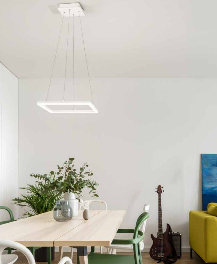 ΚΡΕΜΑΣΤΟ ΦΩΤΙΣΤΙΚΟ LED ΤΕΤΡΑΓΩΝΟ 42x42cm 39W