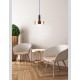 MONOΦΩΤΟ Ε27 BLACK-BRUSHED BRASS METAL ITALY