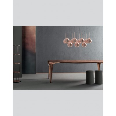  ΜΟΝΟΦΩΤΟ Ε14 COPPER GLASS ITALY