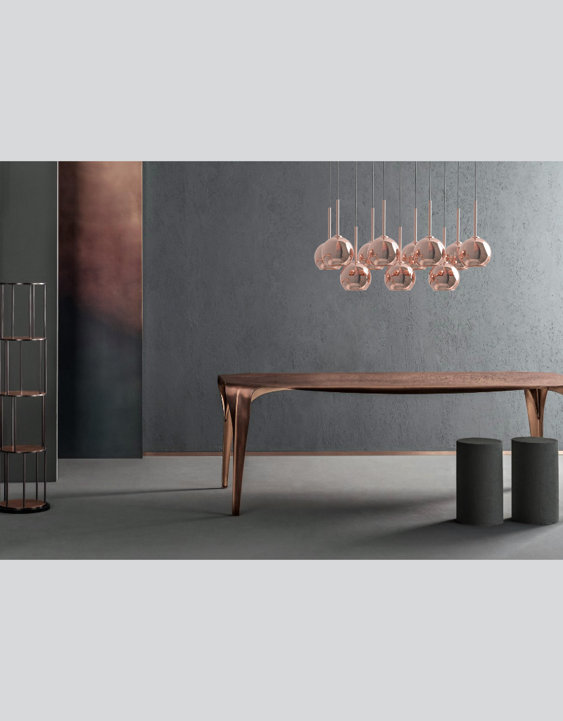 ΜΟΝΟΦΩΤΟ Ε14 COPPER GLASS ITALY
