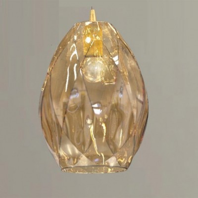 ΜΟΝΟΦΩΤΟ  E27 GLASS  AMBER ITALY 