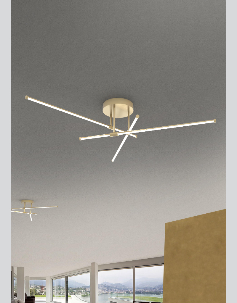 ΠΛΑΦΟΝΙΕΡΑ D120 LED VARNISHED GOLD ITALY