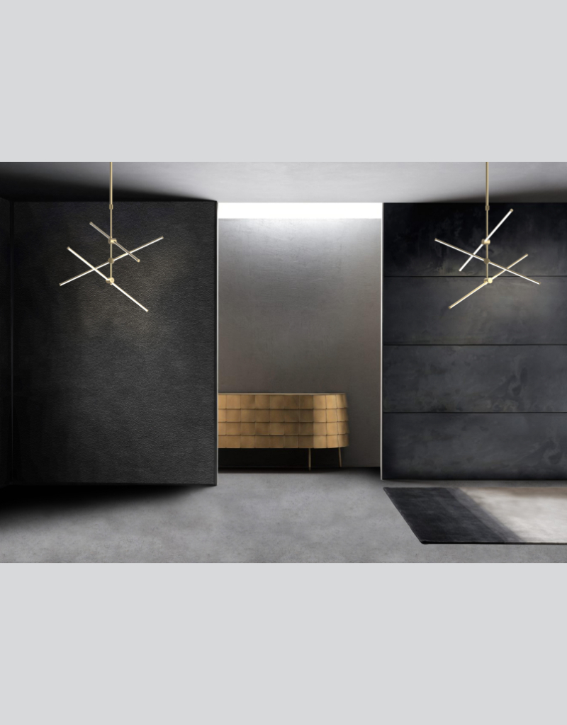 ΚΡΕΜΑΣΤΟ LED VARNISHED GOLD ITALY