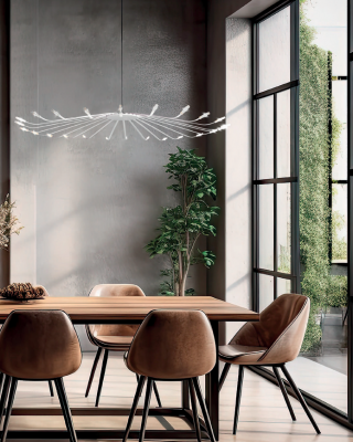 SOPSPENSIONE A LED A LUCE DIFFUSA Ø 95CM       