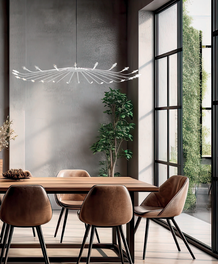 SOPSPENSIONE A LED A LUCE DIFFUSA Ø 95CM       