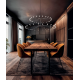 SOPSPENSIONE A LED A LUCE DIFFUSA Ø 135CM -95CM