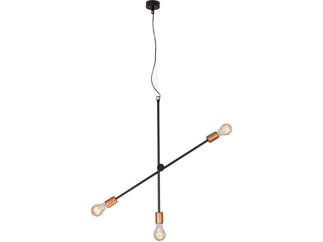 ΚΡΕΜΑΣΤΟ 3/ΦΩΤΟ BLACK COPPER STEEL D 73 CM H 120 CM