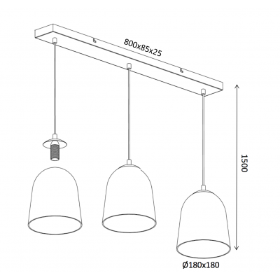 ΚΡΕΜΑΣΤΟ 3/ΦΩΤΟ ΡΑΓΑ SILVER OPAL GLASS H 150 CM