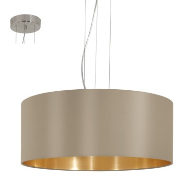 ΚΡΕΜΑΣΤΟ GOLD 3x 60W D 530 MM H 1100 MM