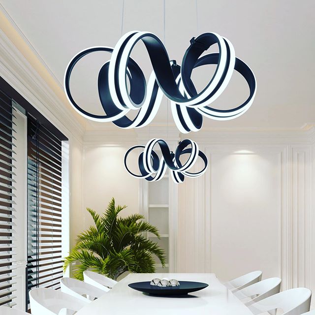 ΚΡΕΜΑΣΤΟ LED BLACK MAT 38W