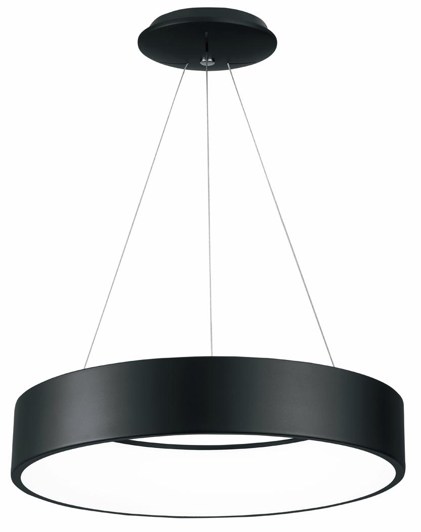 ΚΡΕΜΑΣΤΟ LED BLACK METAL D: 60 H: 120 cm