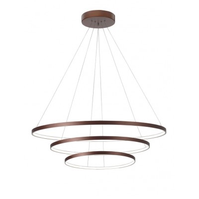 ΚΡΕΜΑΣΤΟ LED BROWN CIRCLES D: 80 H: 150 CM