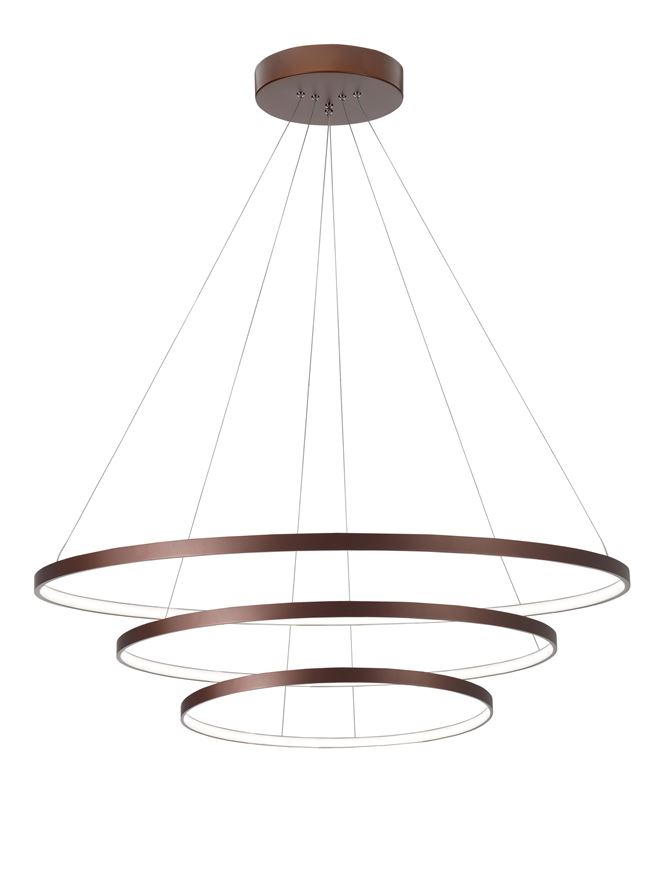 ΚΡΕΜΑΣΤΟ LED BROWN CIRCLES D: 80 H: 150 CM
