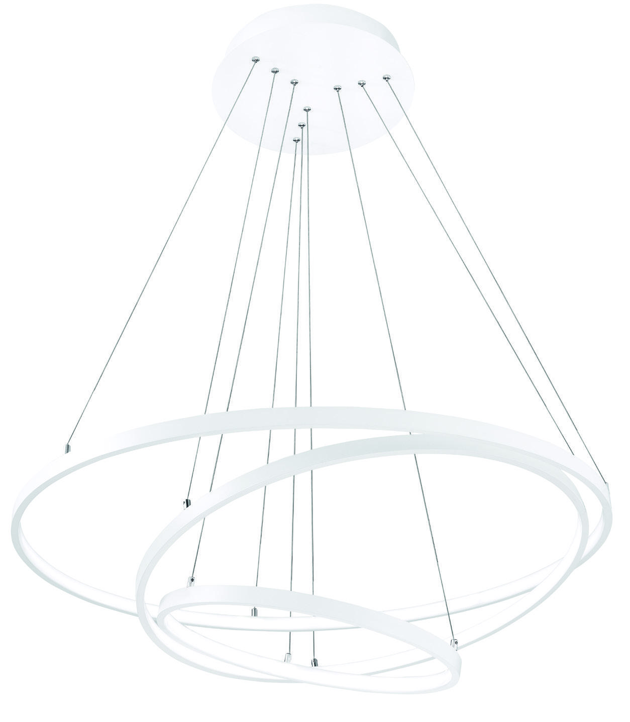 ΚΡΕΜΑΣΤΟ LED ΛΕΥΚΟ  D:80 H:120