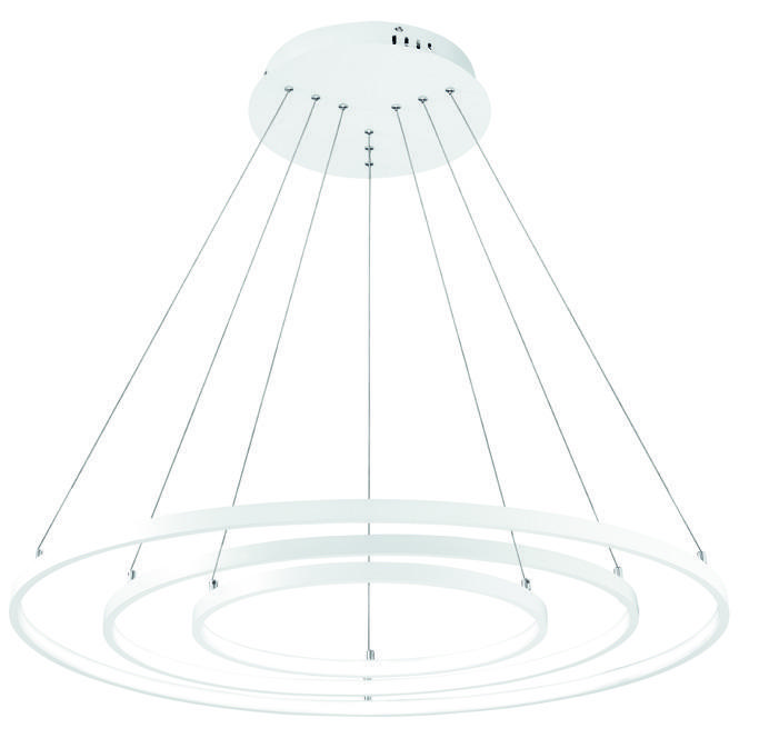 ΚΡΕΜΑΣΤΟ LED ΛΕΥΚΟ  D:80 H:120
