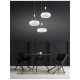 ΚΡΕΜΑΣΤΟ LED MAT WHITE D:45 H:120