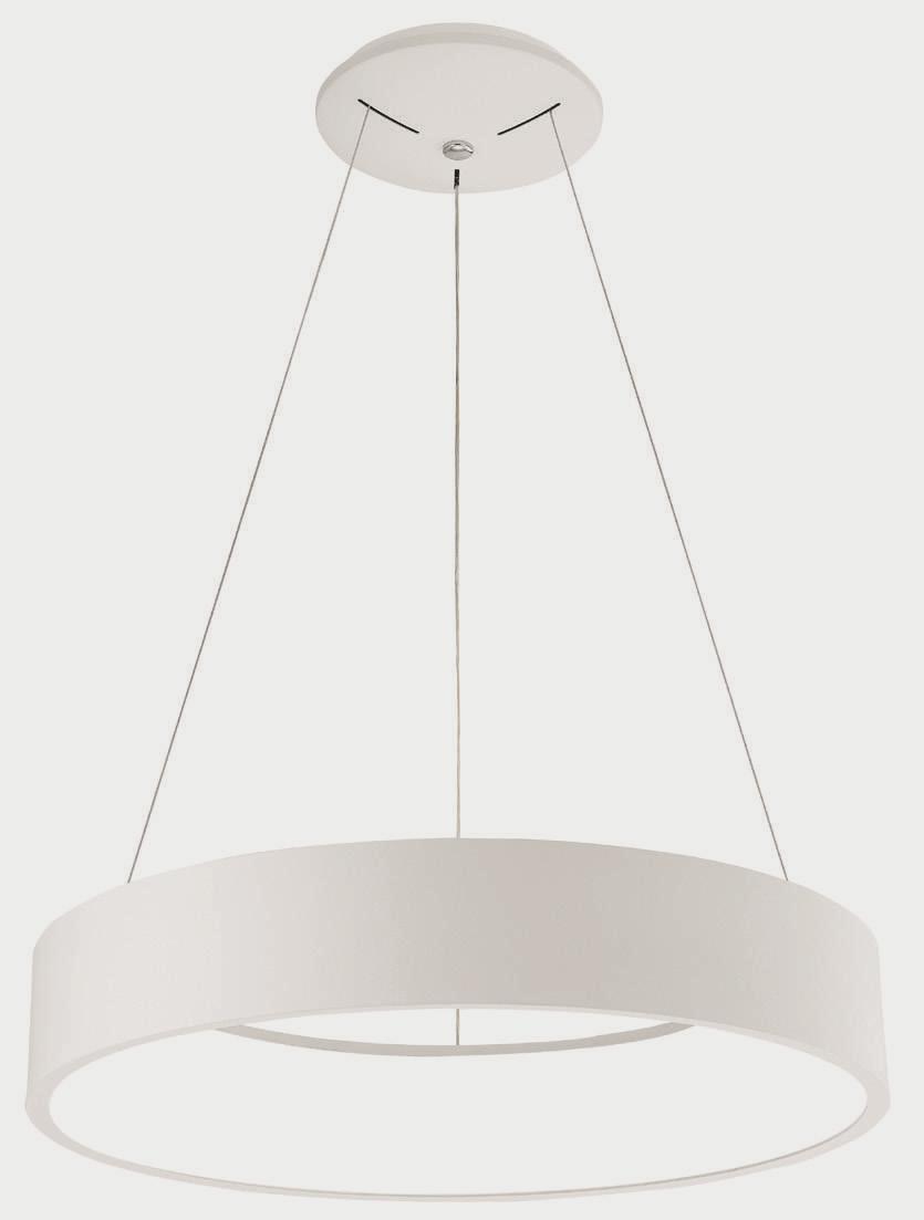 ΚΡΕΜΑΣΤΟ LED MATT WHITE D: 60 H: 120 cm