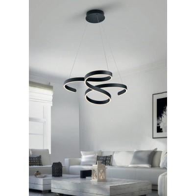 ΚΡΕΜΑΣΤΟ LED METAL ANTHRACITE 52W