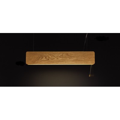 ΚΡΕΜΑΣΤΟ LED NATURAL  WOOD T8 14WATT L 98 CM