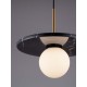 ΚΡΕΜΑΣΤΟ ΜΟΝΟΦΩΤΟ Black Marble & Opal Glass