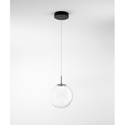 ΚΡΕΜΑΣΤΟ ΜΟΝΟΦΩΤΟ LED 14W ΔΙΑΦΑΝΟ D:25cm