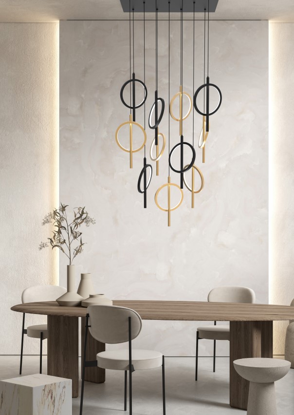 PENDANT LED RING D:24cm ITALY