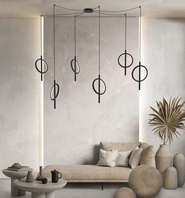 PENDANT LED RING D:24cm ITALY