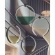 LED PENDANT D:35cm GLASS&METAL ITALY