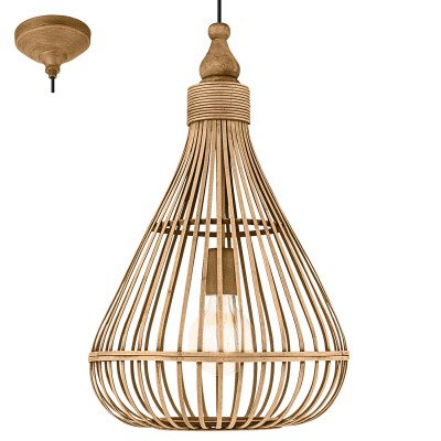 ΚΡΕΜΑΣΤΟ ΜΟΝΟΦΩΤΟ BAMBOO D 350 MM