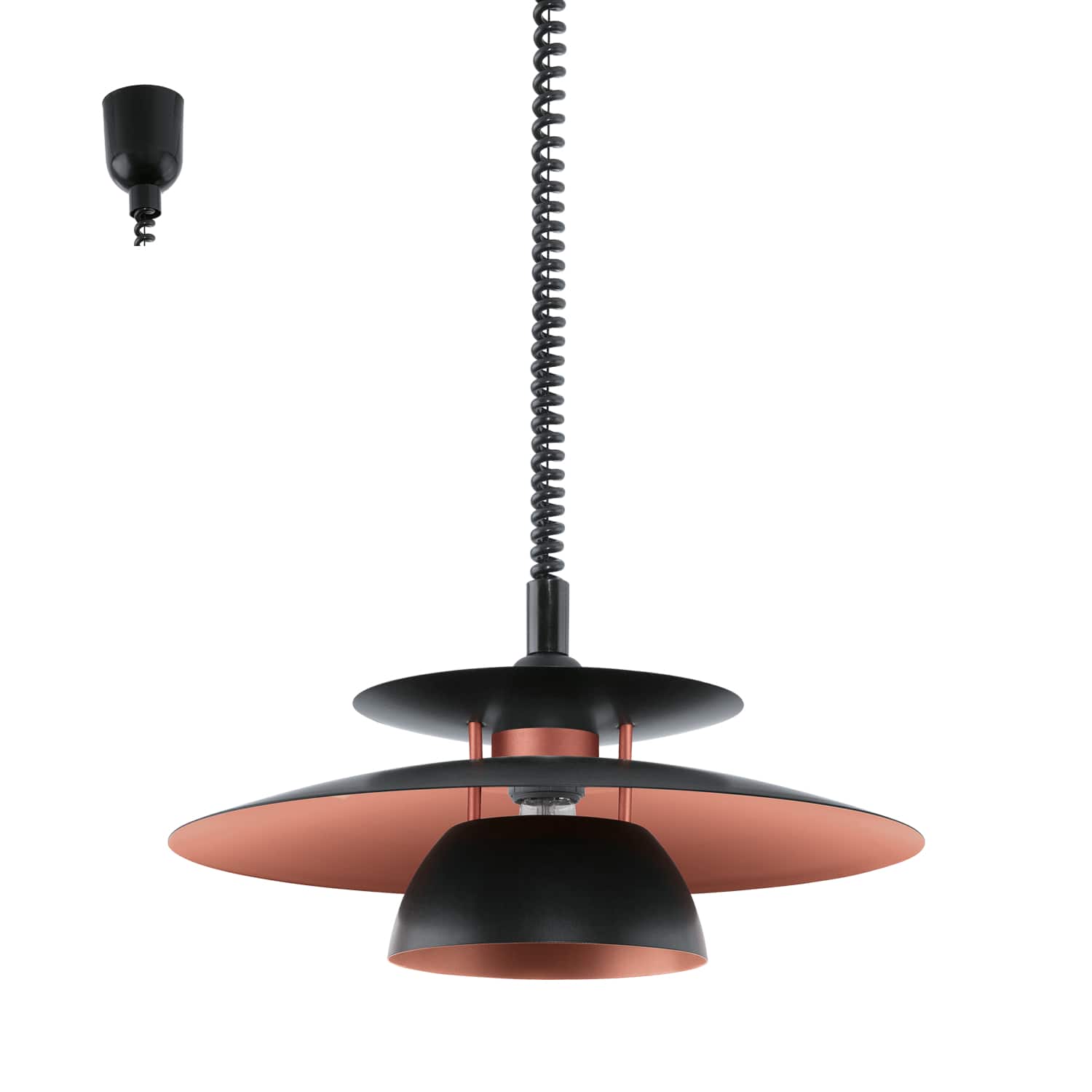 ΚΡΕΜΑΣΤΟ ΜΟΝΟΦΩΤΟ BLACK COPPER D 430 MM H 1100 MM