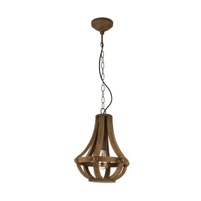 ΚΡΕΜΑΣΤΟ ΜΟΝΟΦΩΤΟ BROWN WOOD D 31 CM