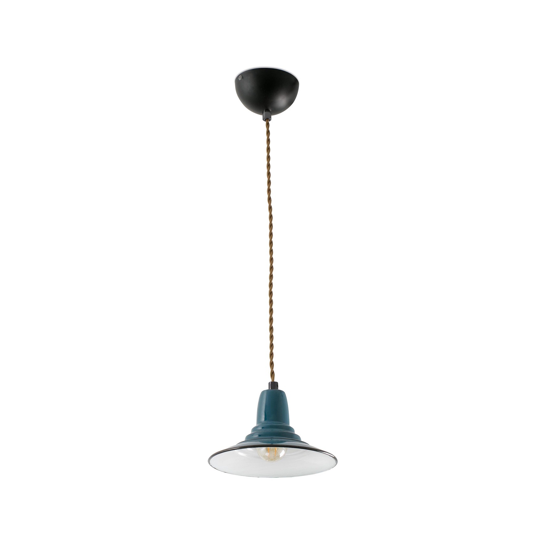 ΚΡΕΜΑΣΤΟ ΜΟΝΟΦΩΤΟ NINETTE BLUE  H 150 MM