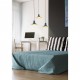 ΚΡΕΜΑΣΤΟ ΜΟΝΟΦΩΤΟ NINETTE BLUE  H 150 MM
