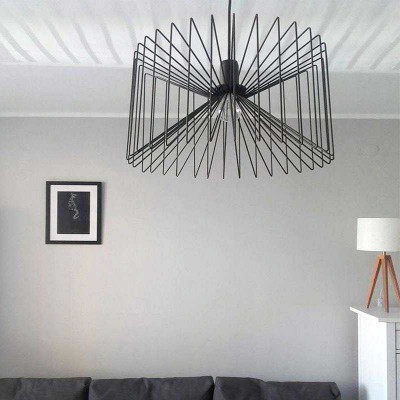 ΚΡΕΜΑΣΤΟ ΜΟΝΟΦΩΤΟ PAINTED STEEL BLACK D 46 CM