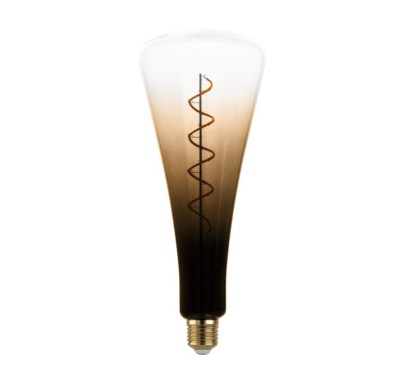 TAPERED DECORATIVE E27 BULB YELLOW