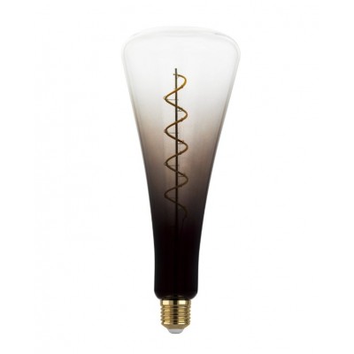TAPERED DECORATIVE E27 BULB GREY