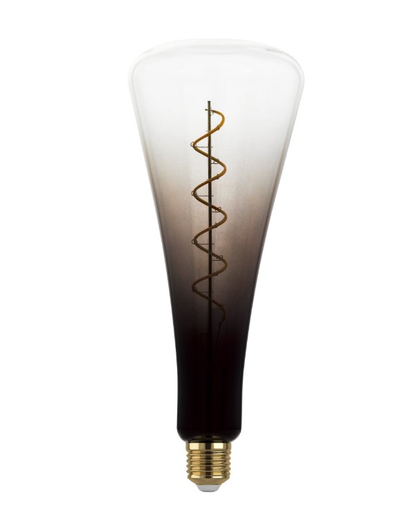 TAPERED DECORATIVE E27 BULB GREY