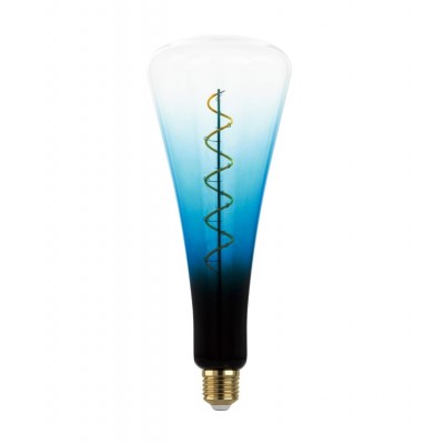 FLARED DECORATIVE E27 BULB BLUE