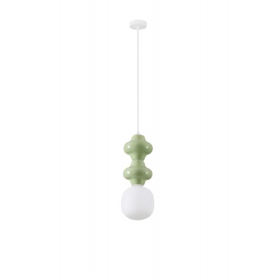 ΜΟΝΟΦΩΤΟ ΚΡΕΜΑΣΤΟ green ceramic&opal glass